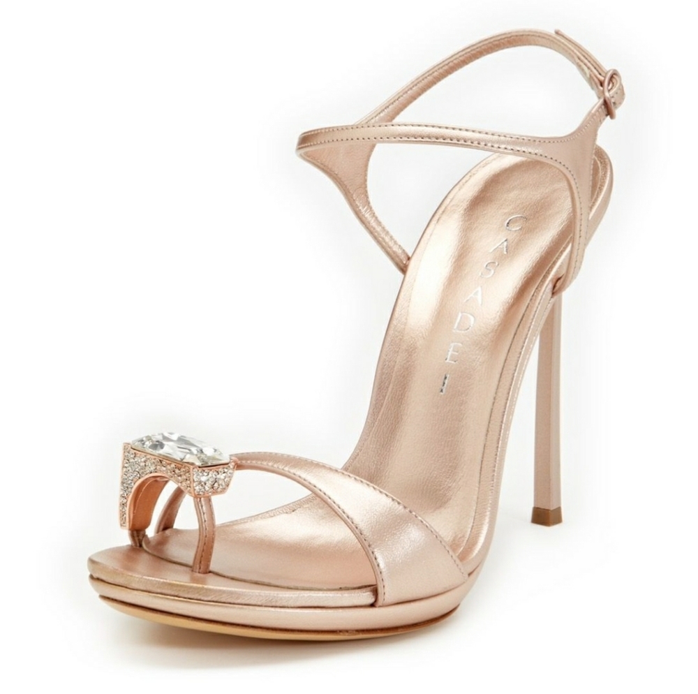 Casadei Blade toe ring heels